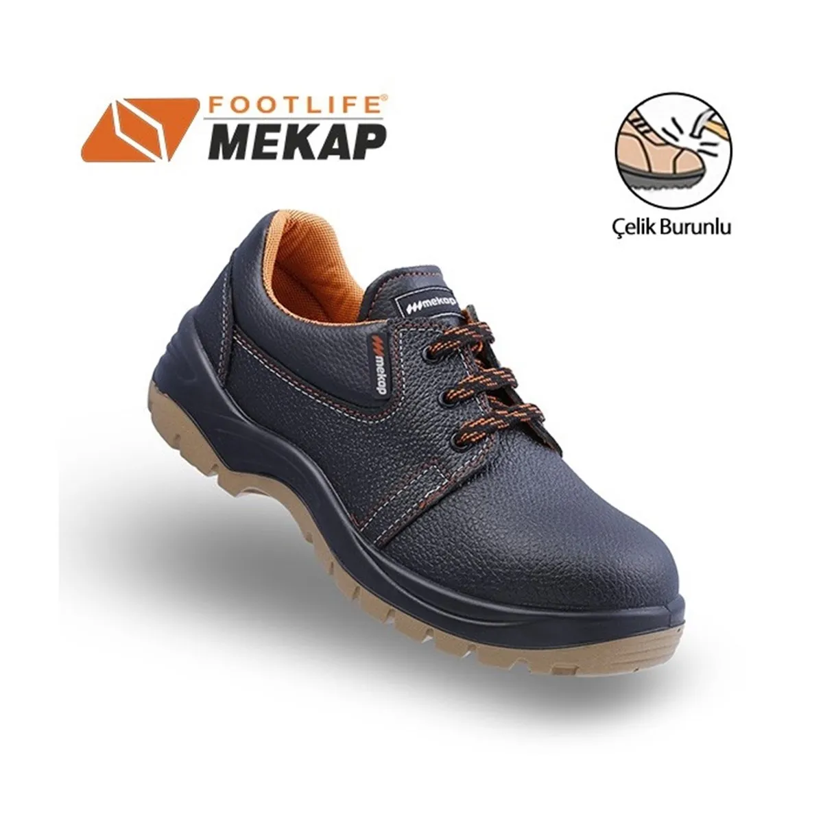 

Mekap 106 S3 Steel Toe Steel Midsole Work Shoes,safety shoes ,work shoes, work shoe , safety shoes, src , non-slip shoes, resist