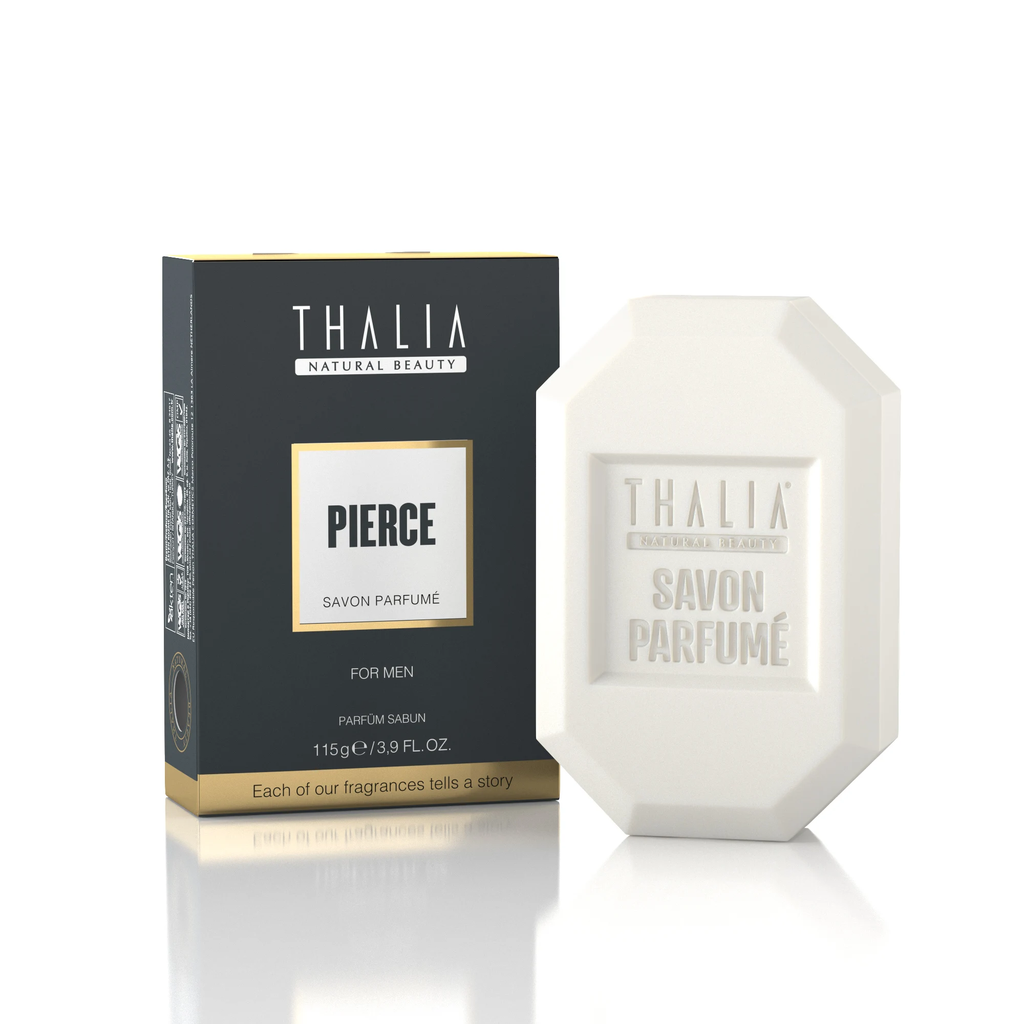 

Pierce Perfume Soap for Men - 115 gr. Sea Scent Solid Soap . Perfumed Soap.