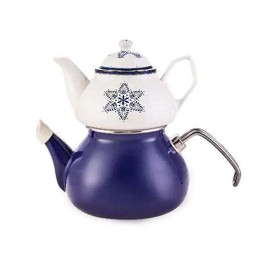 

Queen Star Tea glass Set with Porcelain Teapot.