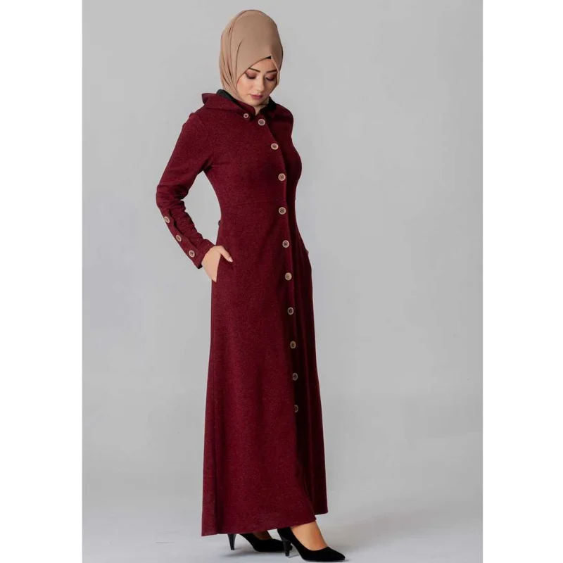 Abaya abbigliamento musulmano turco Robe abbigliamento europeo da donna Abayat indumento Hijab abito lungo caftano marocchino vestiti turchi per