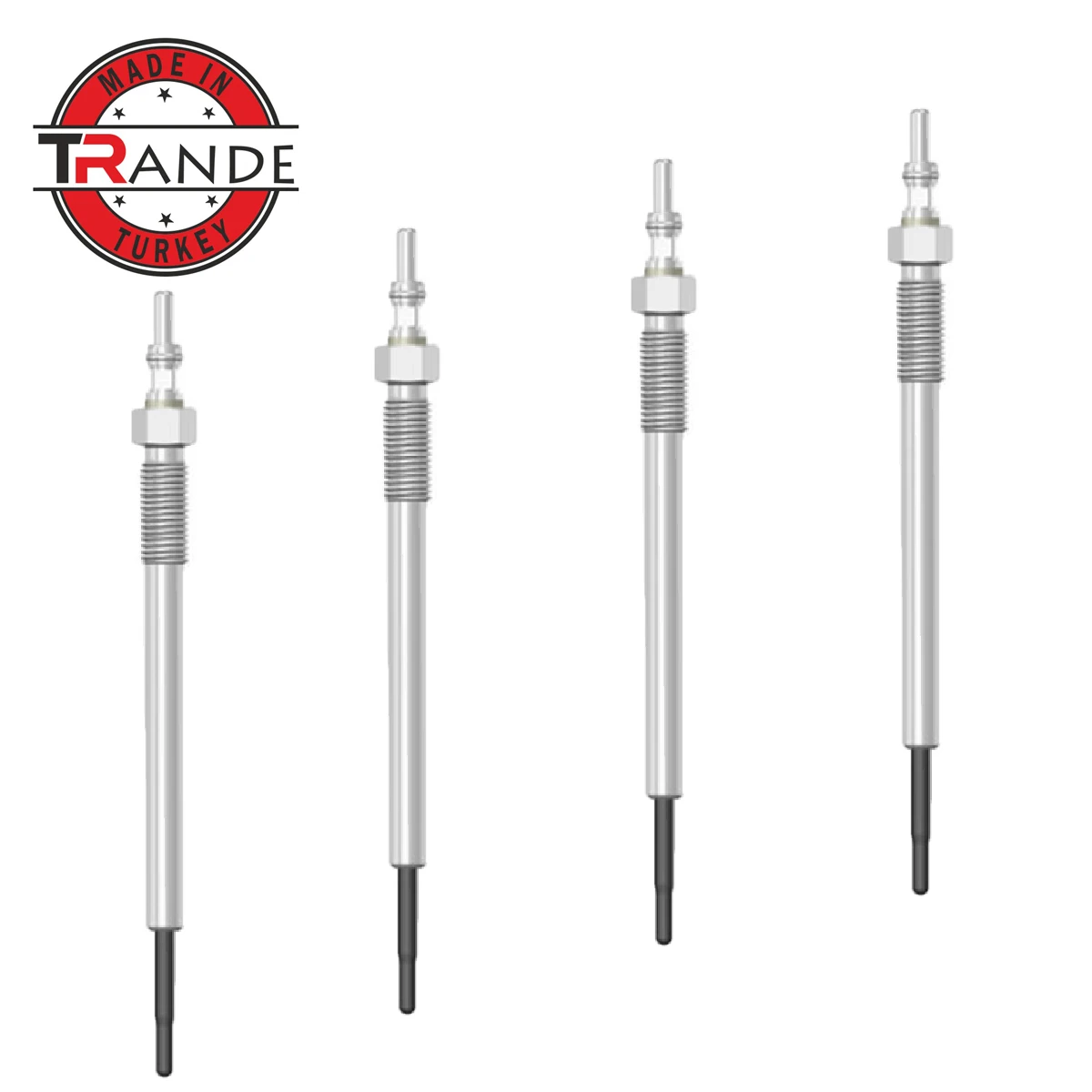 Trande Diesel Engine Heater Glow Plug 4 Pcs 7V For SH0118601A Made In Turkey Trande Store Guarantee