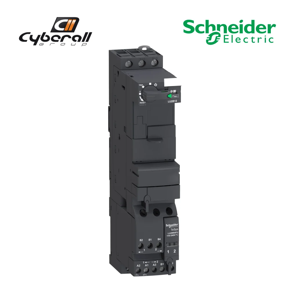 Schneider Electric-Cyberall-TeSys U investment power Base, 3P, 12A/690V, coil 110-240V AC/CC reference: LU2B12FU