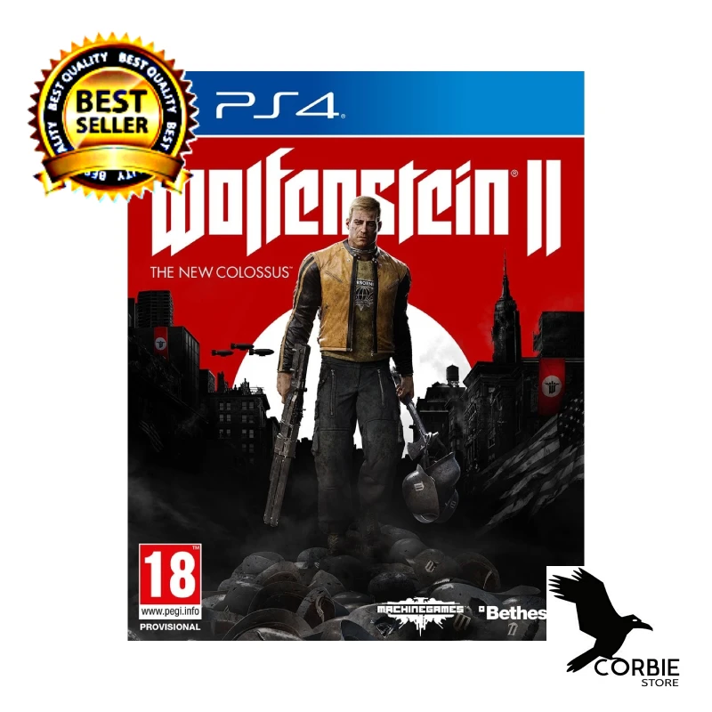Wolfenstein II The New Colossus Ps4 Game Original Playstatian 4 Game