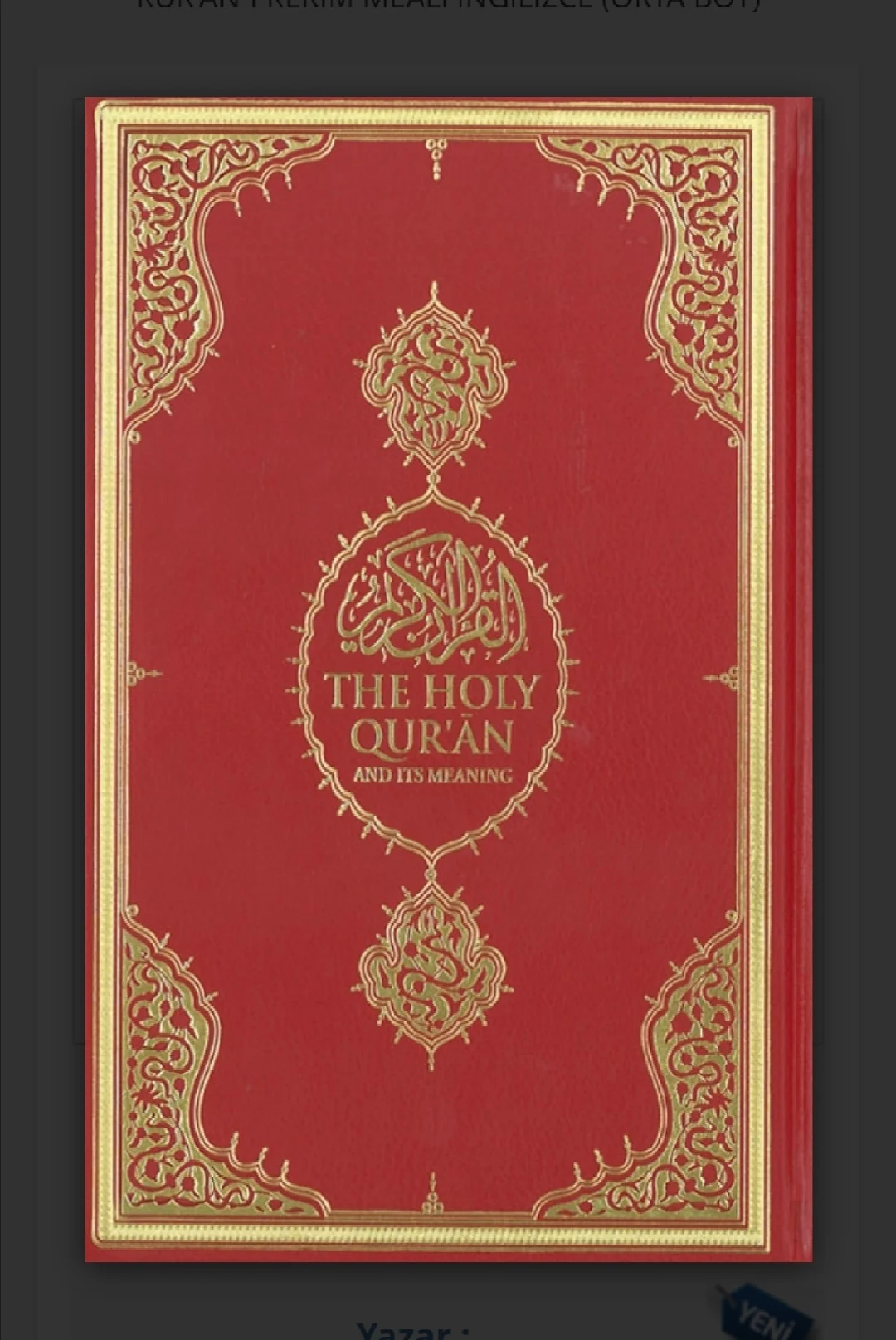 

Islamic Quran Arabic to English Translation