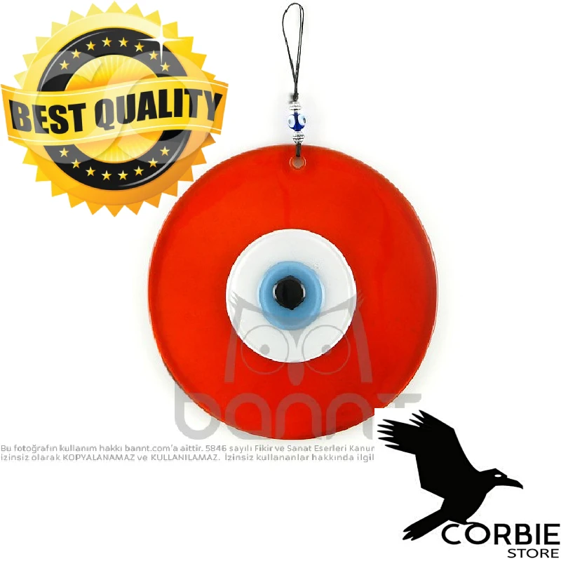 Orange Fusion Glass Bannt Amulet Charm Talisman Spell Incantation High Quality