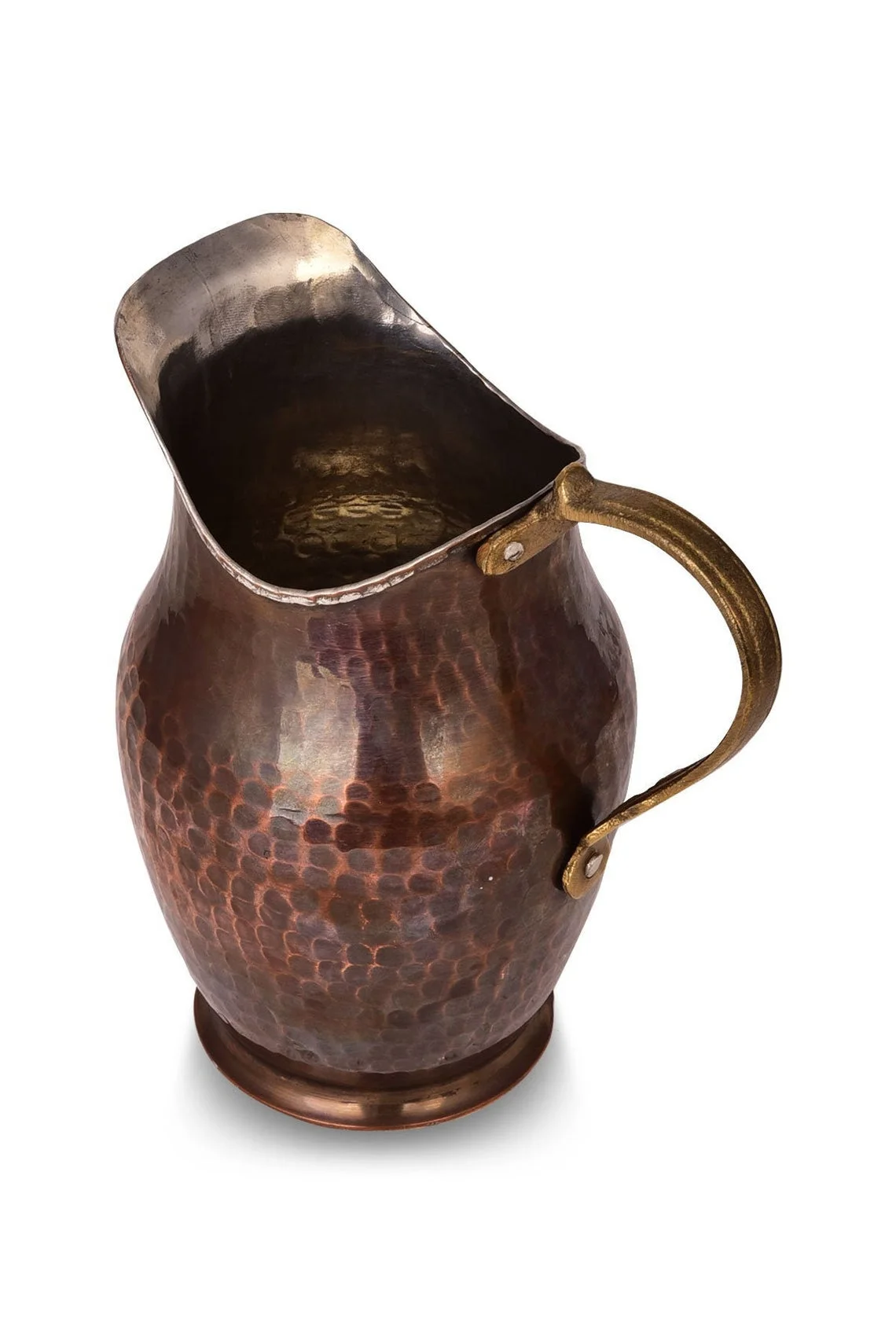 Handcrafted Copper Pitcher 100% Pure Copper Jug HammerTattoo Motif Decorative Vase Handmade Copper Decanter Traditional Carafer