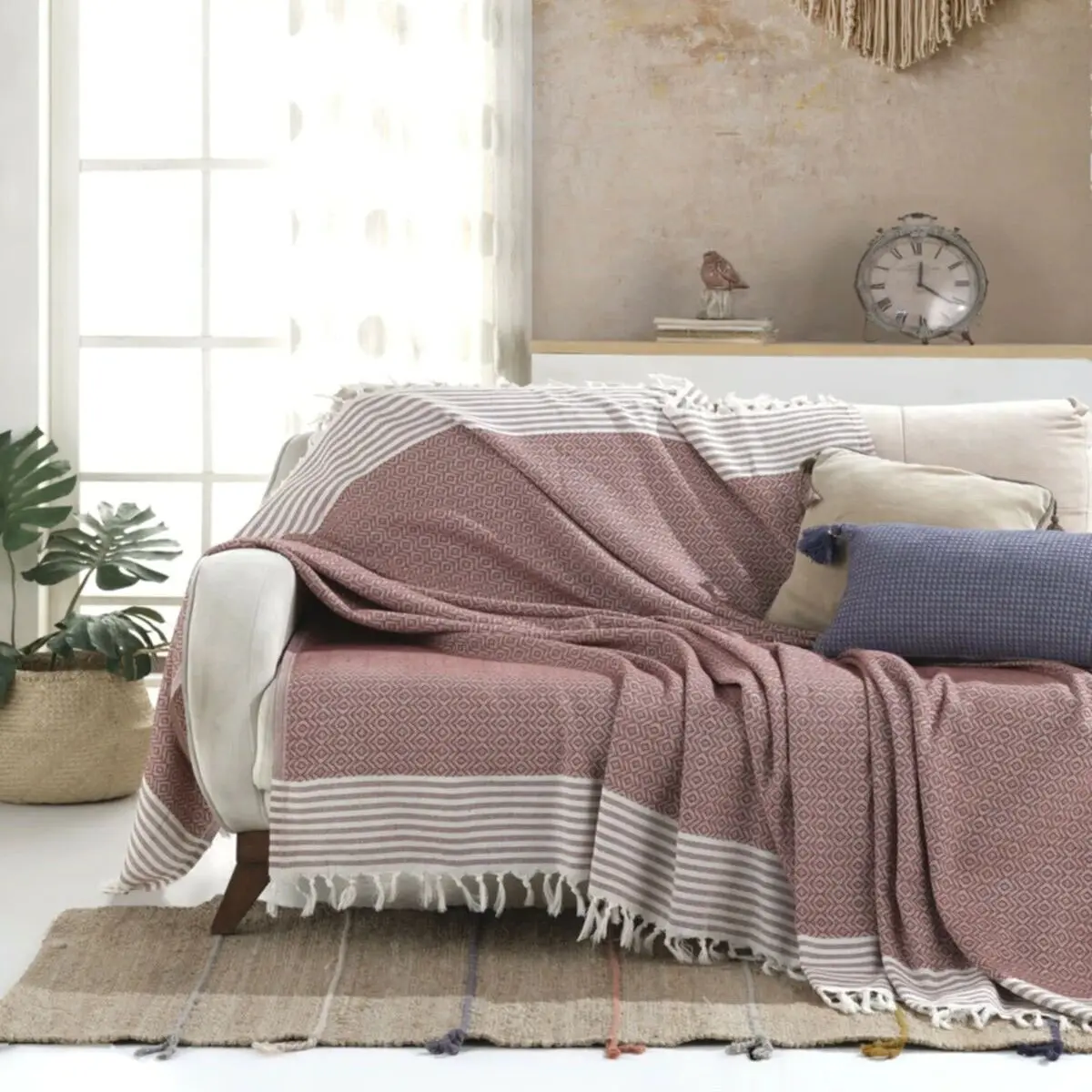 Europe Style Sofa Throw Blanket Cotton Sofa Cover Thread Knitted Blanket With Tassel Bedding Couch Shawl Bed Blanket Home Decor