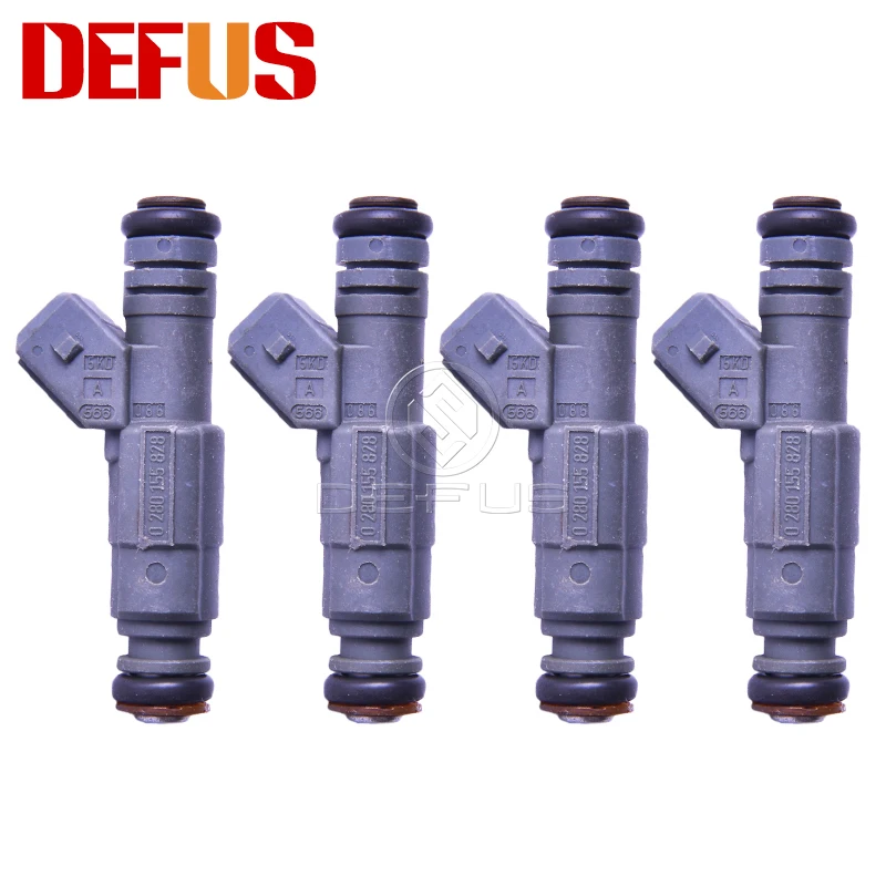 4x Fuel Injector OEM 0280155828 For VW Santana 1.6 1.8 Injection Car-styling Fuel Nozzle Injectors Valve Injection System Kit