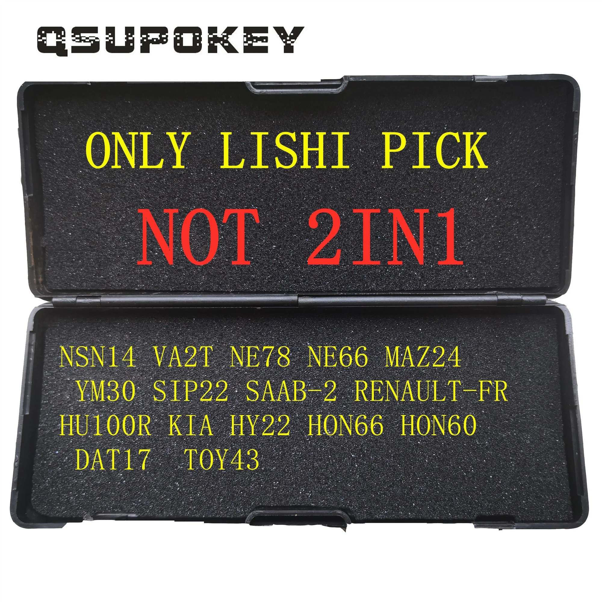 QSUPOKEY Genuine LiShi  repair Tool Locksmith Tools VA2T NE78 NE66 MAZ24 SIP22 RENAULT HU100 HU66 for Car/Auto(not 2in1)