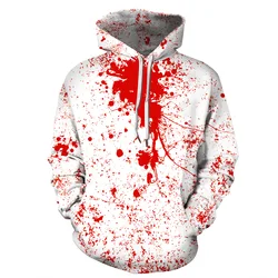 Dripping Blood Skull ​3D Hoodie All Over Print Hooded Men Sweatshirt Unisex Streetwear Pullover Casual Tracksuits Style-3