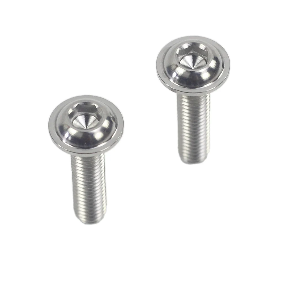 2pcs Titanium M6 x 25mm Bolts Easy Wheels Screw for Brompton Pikes 3Sixty Folding Bikes Accessories