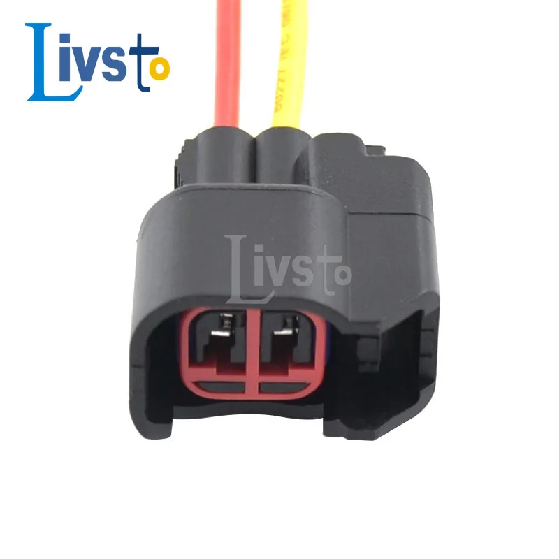 2 Pin 1.5mm Auto Wire Harness Plug Socket EV6/EV14 Car Fuel Injector Connector For Dodge LS2 LS3 GM Mazda 6 Ford 7283-5967-30