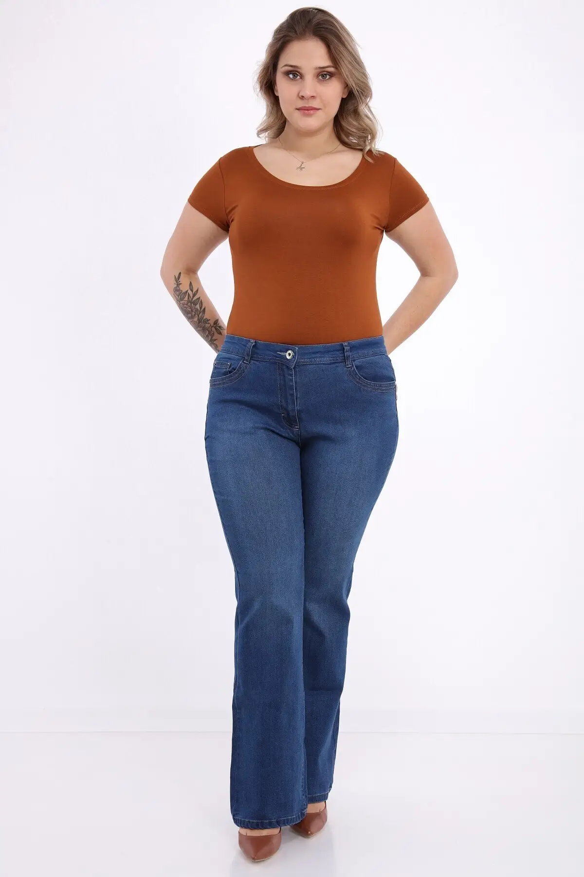 Lycra in Large Size Jeans Pants