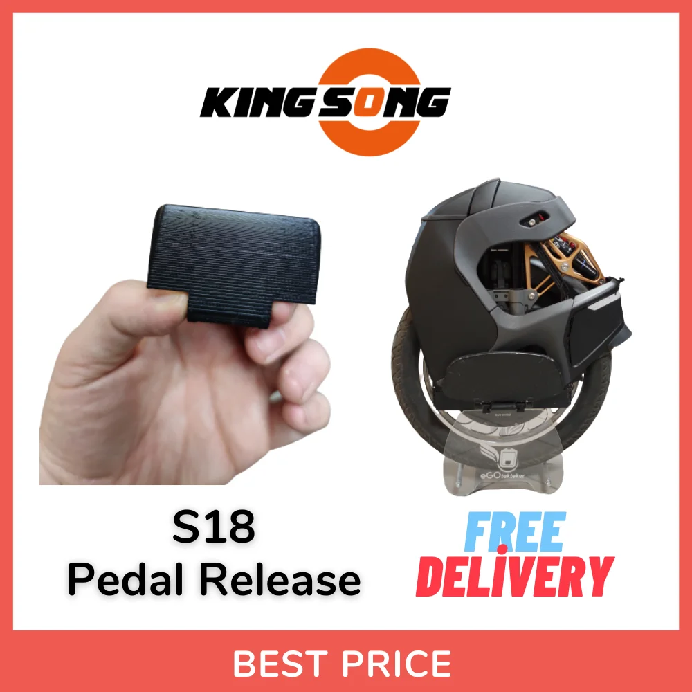 Kingsong s18 easy pedal release 3d high quality printing shockproof pedal shaft