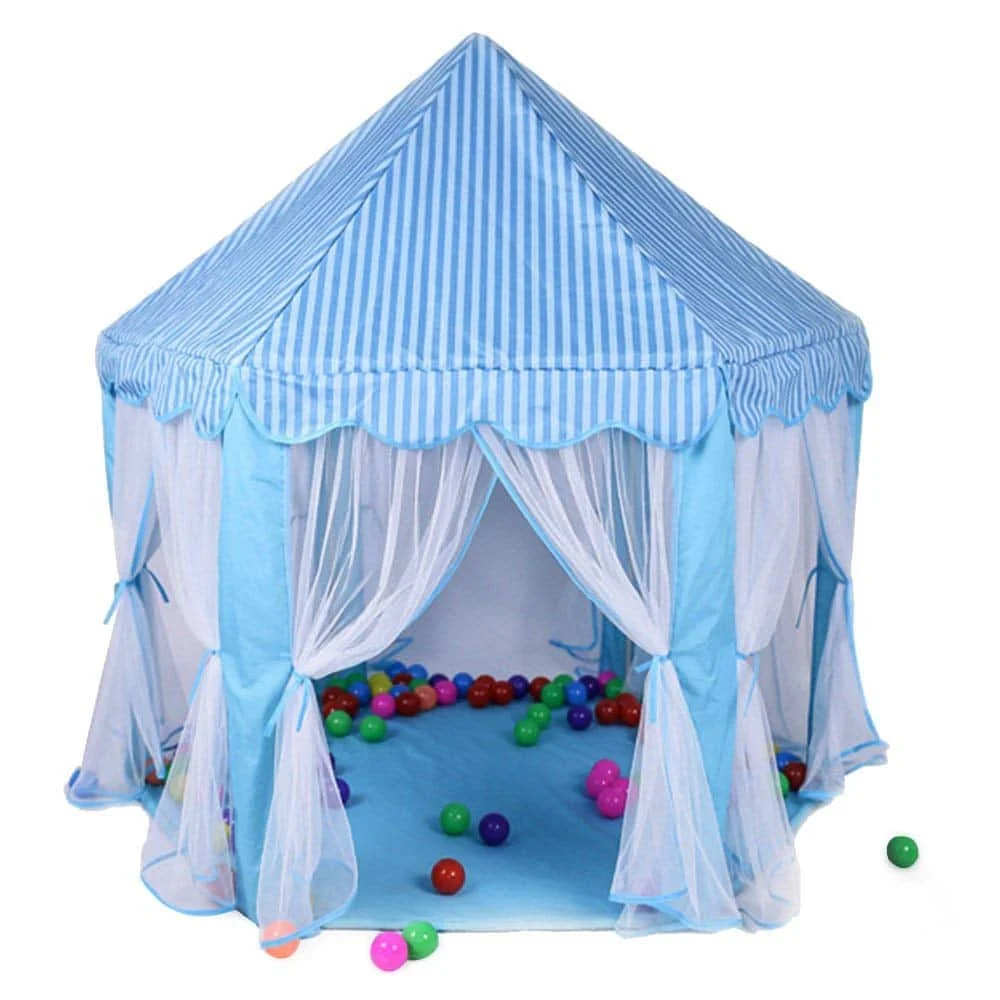 Tenda Cabana Castelo Infantil Princesas Linda blue minimun promoçao + prompt delivery