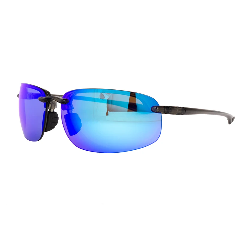 

Sport Sunglass Nylon Polarized Lens 2.0 Mau Gem 407 Driving Running Rimless Ultralight Frame Sun Glasses Male UV400