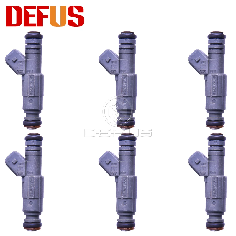 6x Fuel Injector OEM 0280155828 For VW Santana 1.6 1.8 Injection Car-styling Fuel Nozzle Injectors Valve Injection System Kit