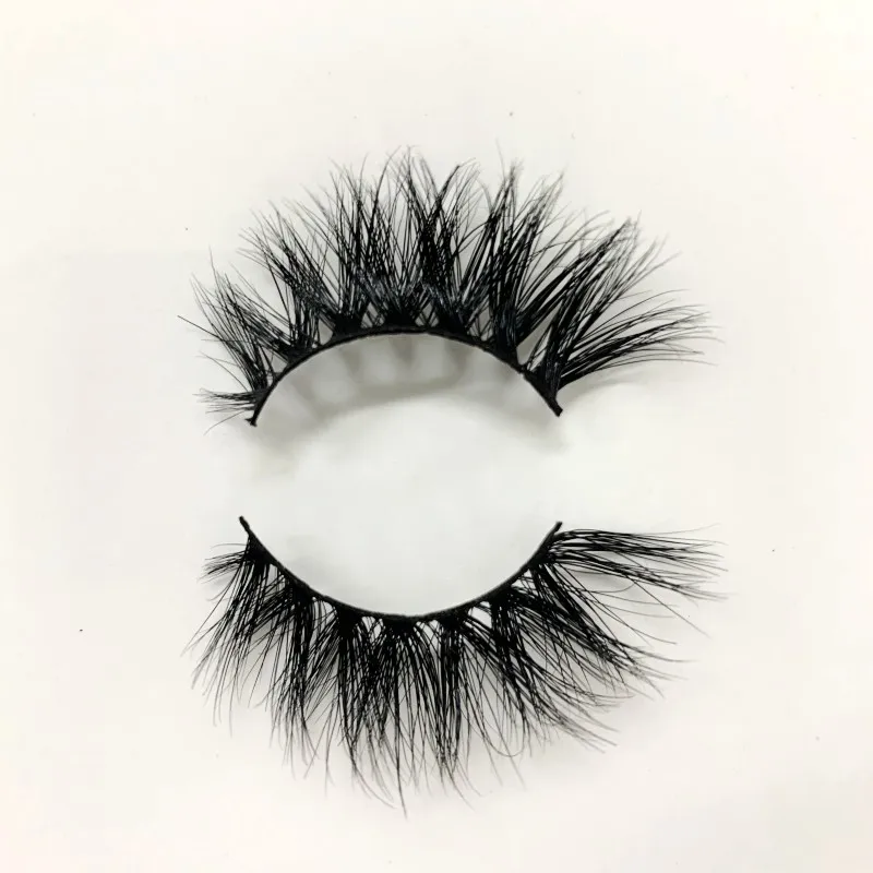 IN USA 100คู่3D มิงค์นุ่ม Hair ขนตาปลอม Handmade Wispy ยาวธรรมชาติ Eye Peralatan Rias Faux Eye Lashes