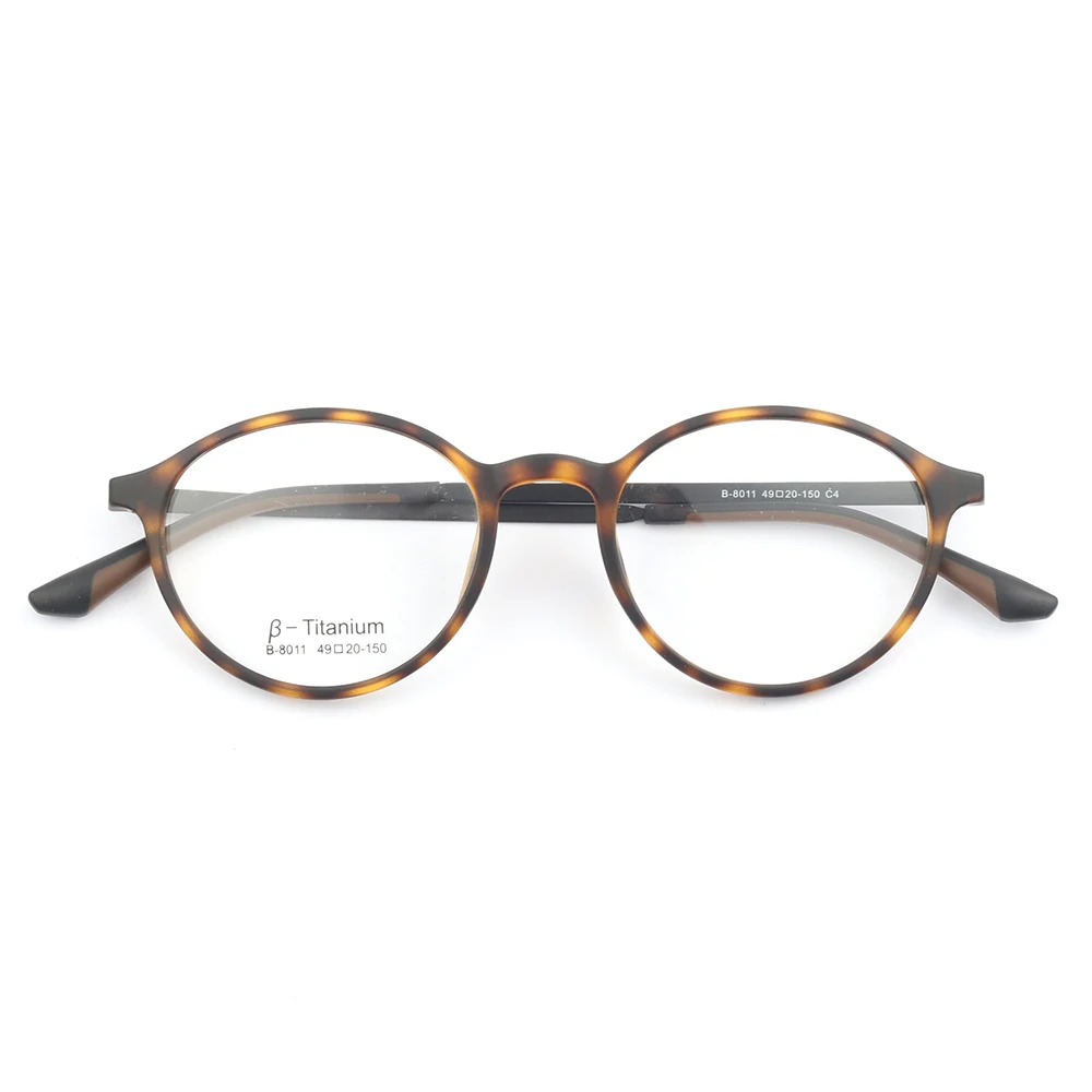 Fashion Women Optical Glasses Frames Men Round Eyeglass Frame Prescription Eyewear Light TR Tortoise Red Blue Optical Spectacles