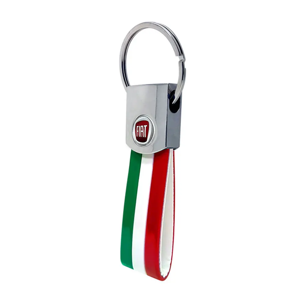 Keychain with Fiat original logos 12 mm