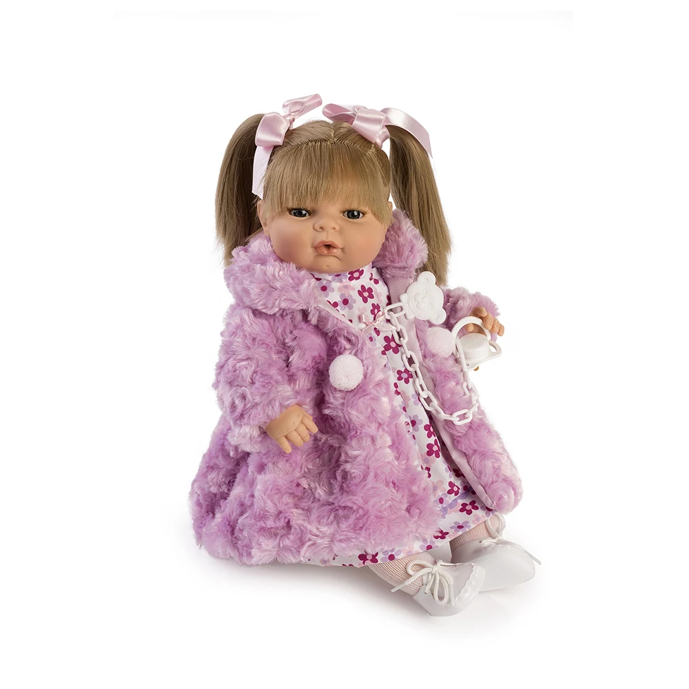 Berbese Doll Mary with Pink Coat 42 cm Baby Girls Gift (43171)