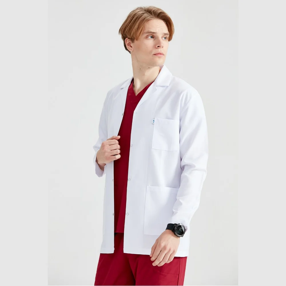 

Labcoat с длинным рукавом, Обычный воротник, Minart Labcoat, медицинская одежда, медицинская форма, больничная одежда, больничная форма