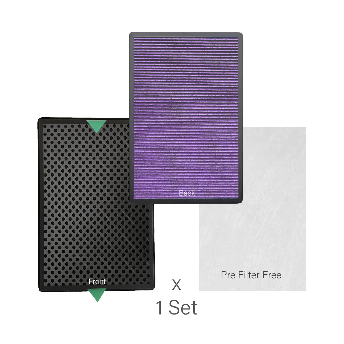 265 × 157X25 Kích Thước Tùy Chỉnh AMBERG MSCG 5000 Máy Lọc Không Khí Hepa Carbon Lọc H13 + Bộ Lọc Trước