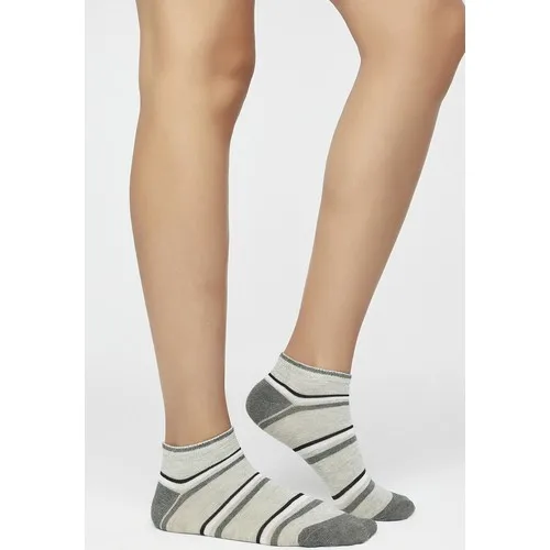 Penti серые-очень красочные точки 4'li ботинки носки женские короткие мягкие хлопковые повседневная одежда в различных цветах и дизайне