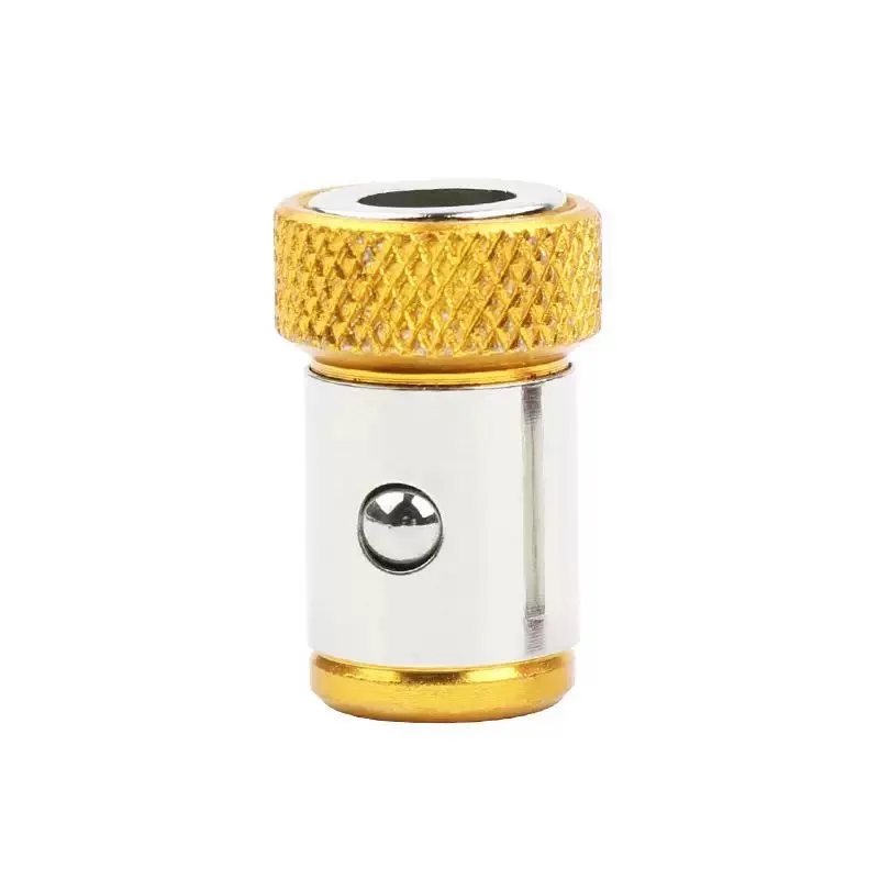 Citop 1pcs 1/4'' 6.35mm Hex Electric Screwdriver Bit Screwdriver Magnetic Ring S2 Alloy Steel Removable Strong Magnetizer