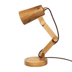 -Wood Lamp (Oak) Table Top Lamp