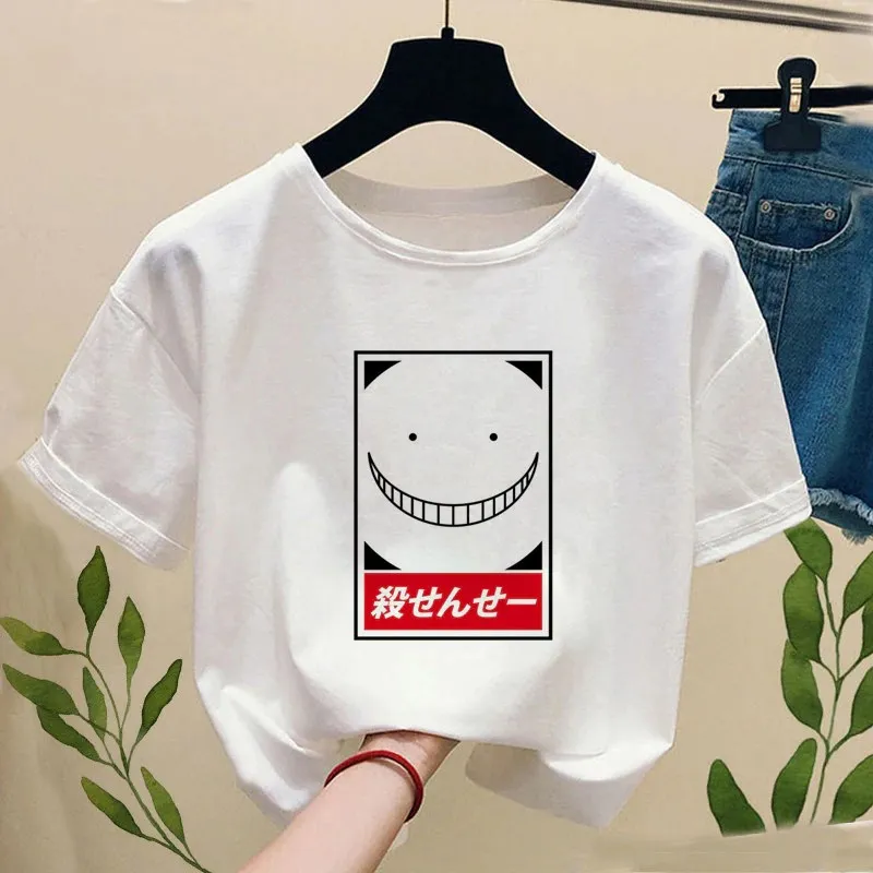 

Women Anime Assassination Classroom Harajuku Print T-shirt Tops 2020 Summer Fashion Short Sleeved T-shirt Girl,Drop Ship