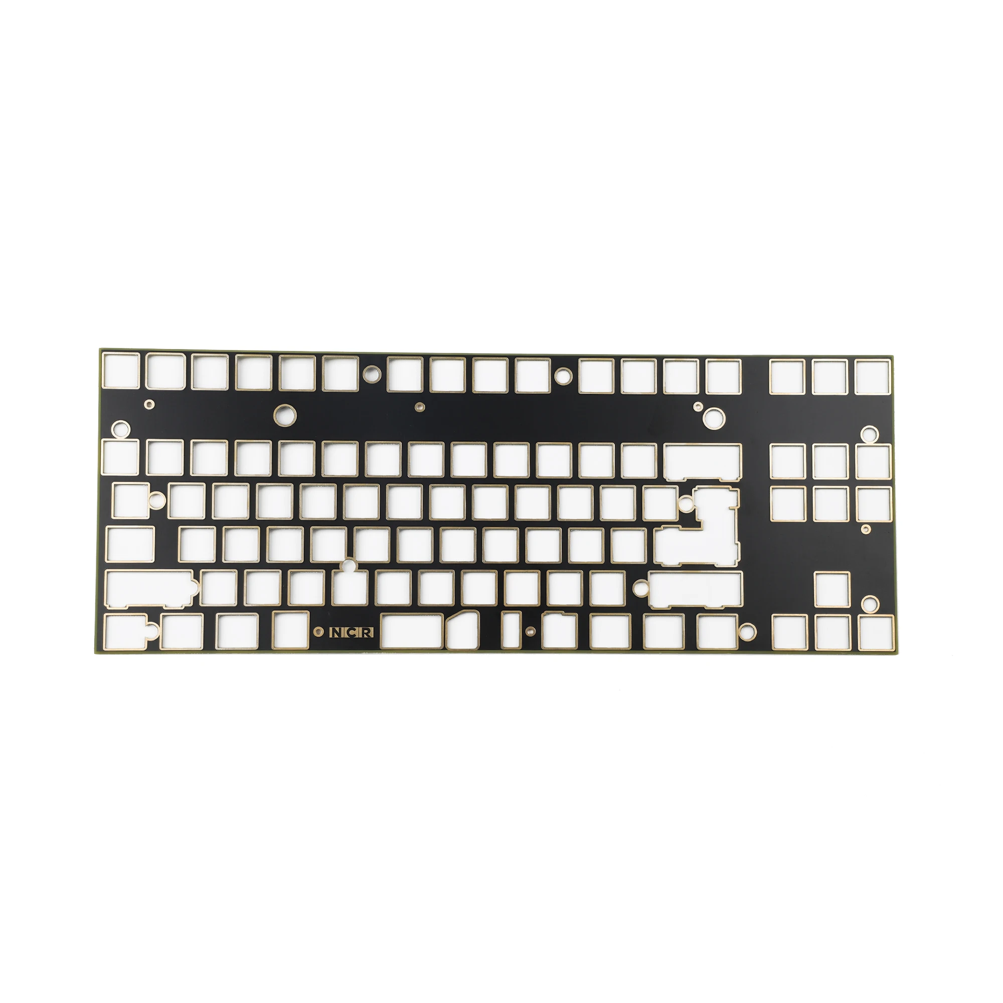 Imagem -05 - Kit de Teclado Mecânico Destacável Ncr80 80 Qmk Via tipo c Caixa de Plástico Pcb Placa de Fibra de Carbono Hot Swappable