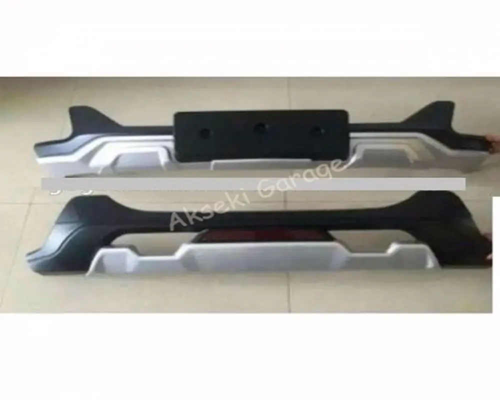 FOR Renault Kadjar Chrome Front and Rear Diffuser 2015-2018 MODEL Guard protectAuto styling car accesories stylish spoiler flaps