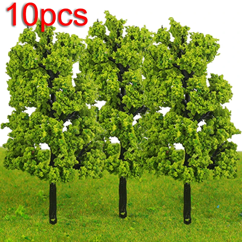 Maquette D'arbres Plastique échelle 1:150 - Lot De 10 Pièces Pour Diorama Train Ou Paysage
