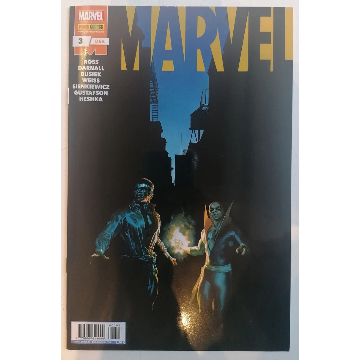 MARVEL No. 3 of 6, ED. PANINI, year 2021, author ALEX ROSS, comic BOOK Spanish, TEBEO, MARVELS