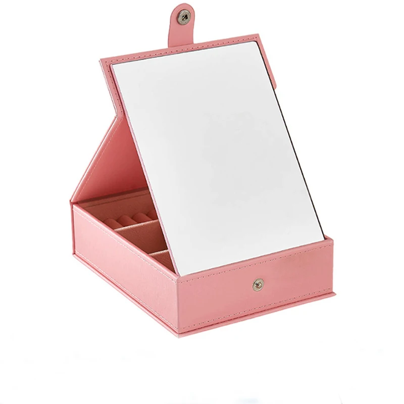 

JEWELRY DISPLAY BOX WITH MIRROR USING FOR DISPLAY OR CARRYING