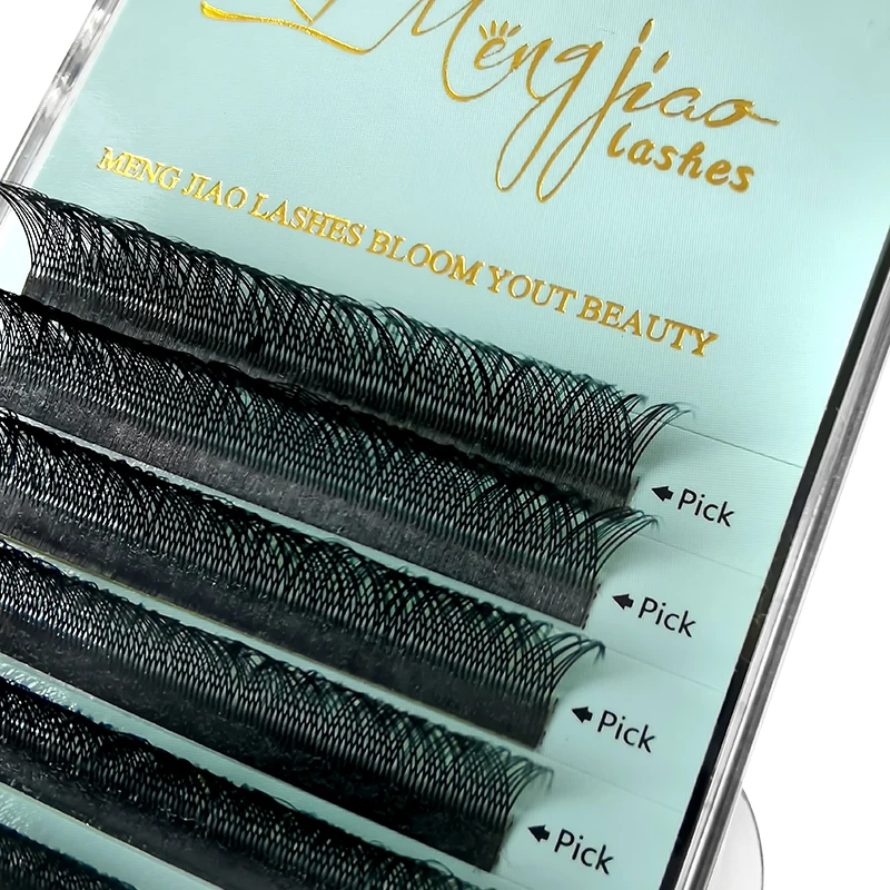 YY Eyelash Extension 0.05 0.07 2D Y Lashes High Quality Premade Fans Eyelashes Accpet Make Own Logo Volume Lash Wholesale Price