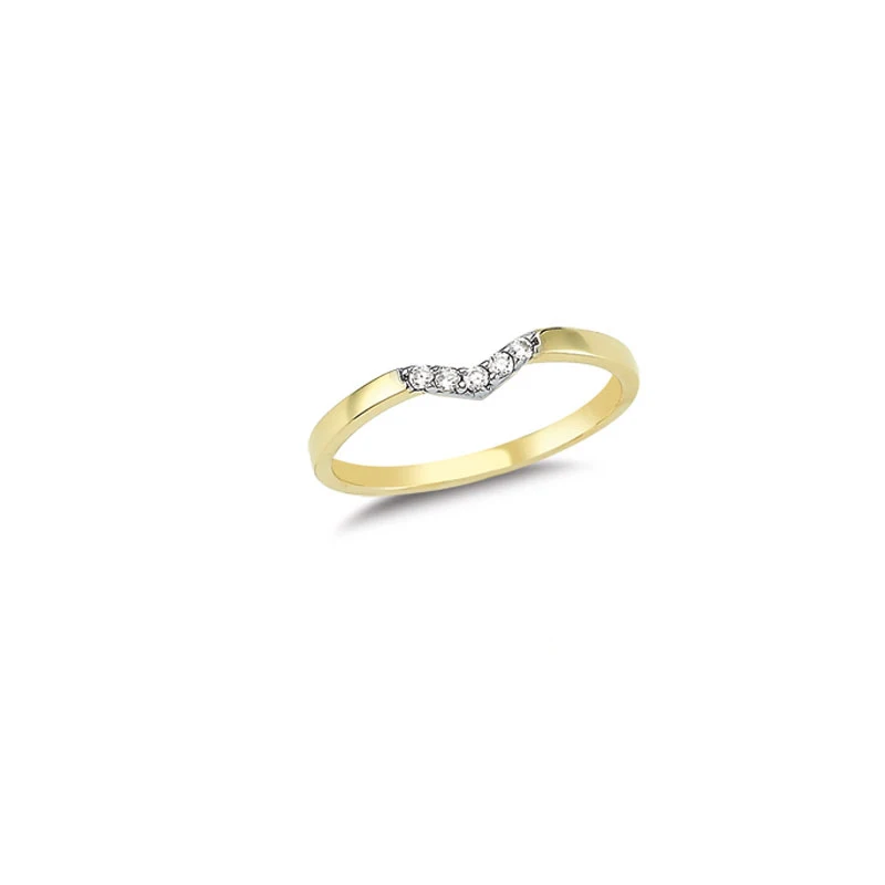 14K Solid Gold Classy Ring for Women