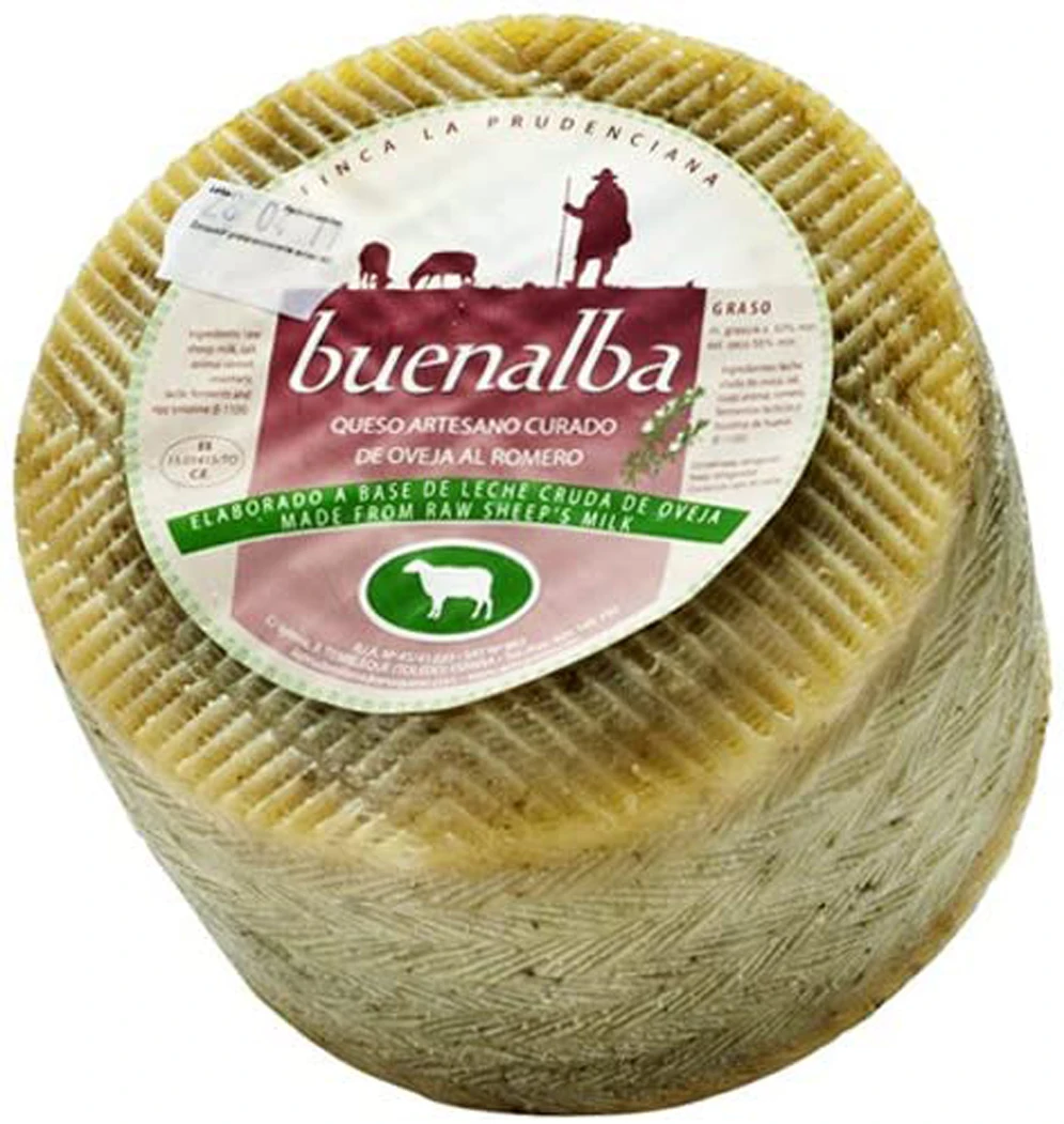 Formaggio artigianale dalle pecore al rosmarino all\'interno. Pecora alle erbe (3 KG)