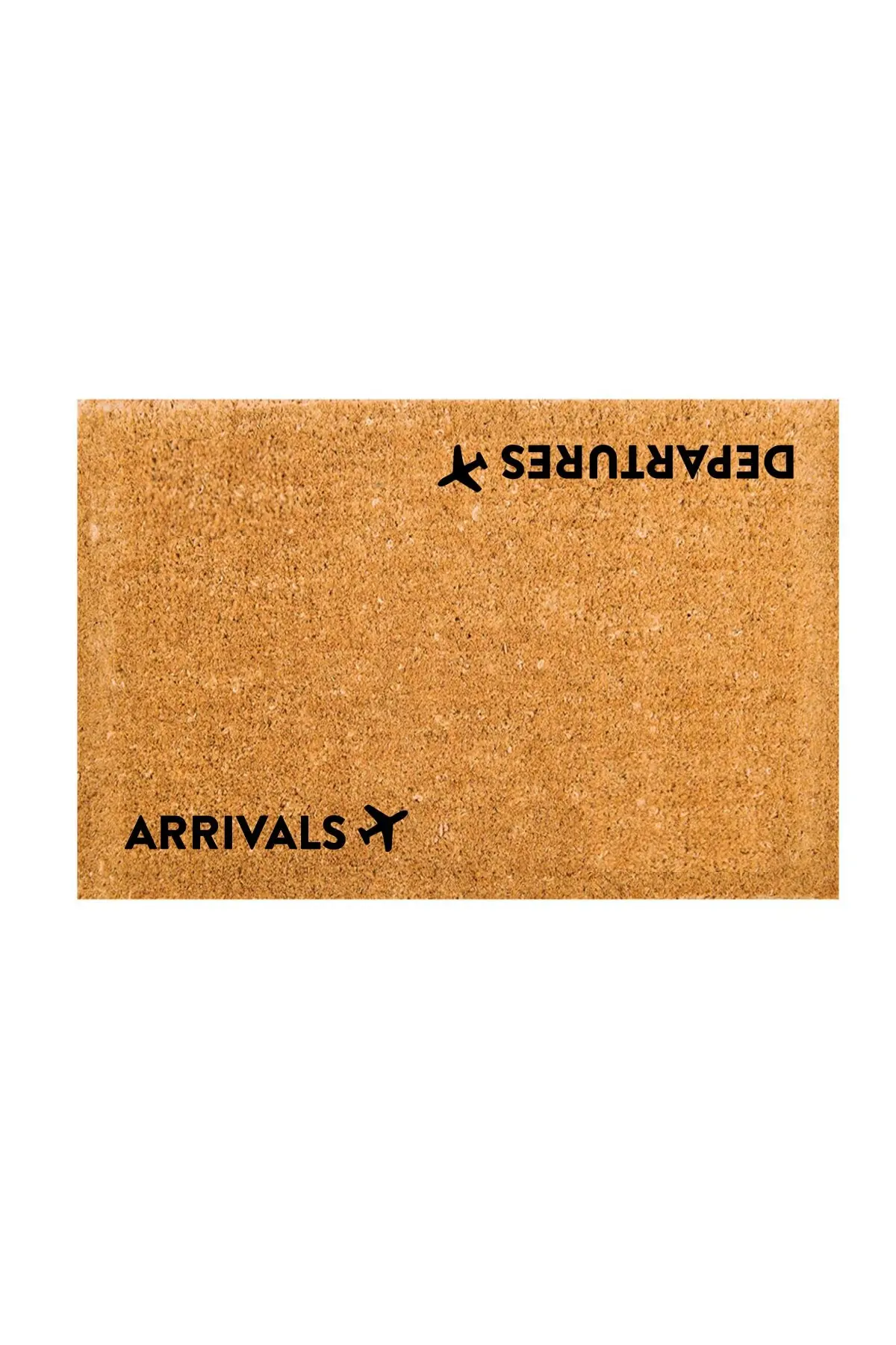 Arrivals-Departures Doormat Outdoor Dust Removal Wear-resistant Anti-skid Entrance Door Mat Scraping Mud Sand Removing Foot Pad