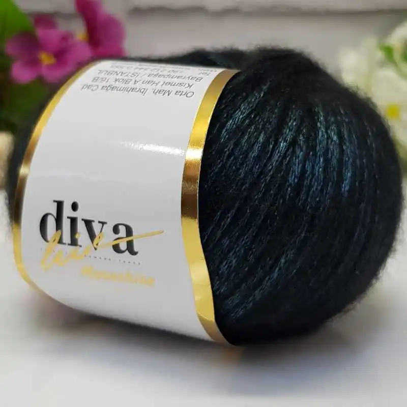 Lana Merino Knitted Yarn - 6 Color Options - 115 Meters (50gr) - Diva Moonshine - Acrylic - Polyamide - Cardigan - Amigurumi - Beret - Scarves -