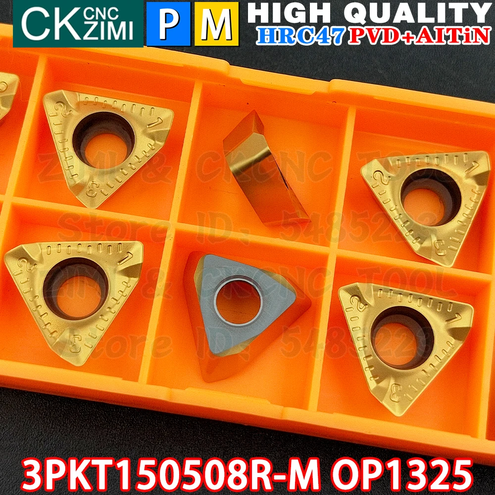 3PKT150508R-M OP1325 3PKT 150508 M OP1325 Inserts en carbure Inserts de fraisage lourds à alimentation rapide Outils CNC Outils de tour à métaux de fraisage de coupe indexable