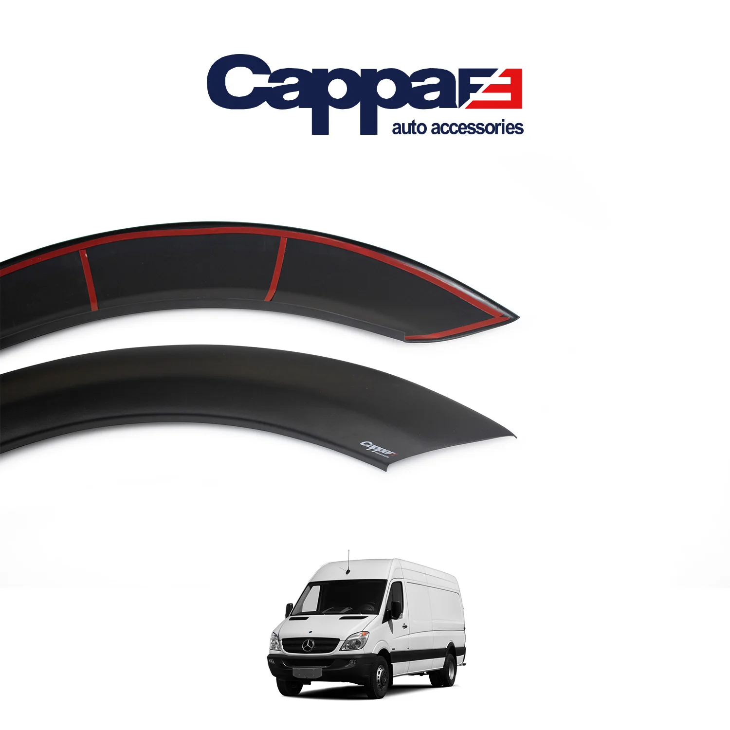 CAPPAFE Wheel Arch Moulding Trims 4 Pieces/Set for Mercedes Sprinter 2006-2014 Accessories Car-styling Parts