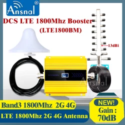 1800Mhz 4G Cellular Amplifier1800Mhz GSM 2g 3g 4g Repeater LTE 4g Internet Amplifier GSM Mobile Signal Repeater Cellular Booster