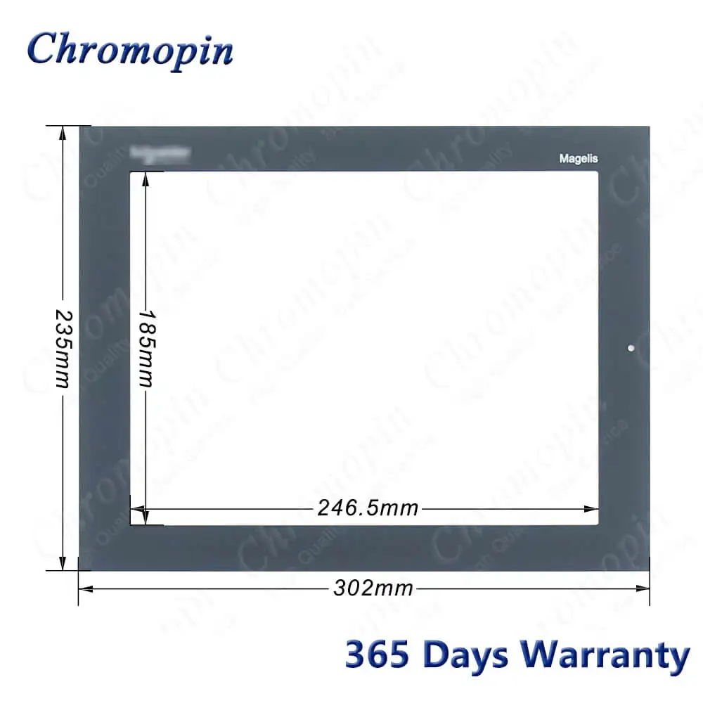 Imagem -06 - Digitalizador de Vidro para Painel Touch Screen Xbtgt6330 para Schneider Xbt6340 Tela Sensível ao Toque com Revestimento Frontal Película Protetora