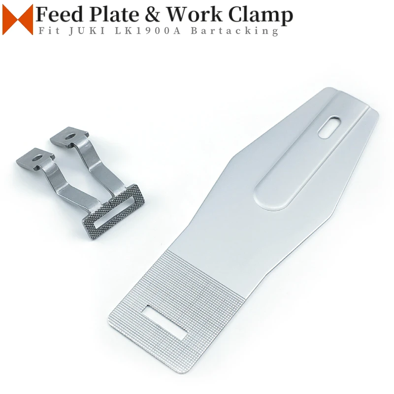 Feed Plate & Work Clamp Foot For JUKI LK-1850 LK-1900 LK-1900A Bartacking Sewing Machine Parts 