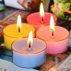 20 Sets Round Candle Mold Tealight Jar Empty Case Plastic Clear Cup Candle Sleeve Craft Kit Diy Wax Jar for Tealight Accessories