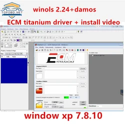 2024 Hot Selling Winols 2.24 + Unlock Patch + Damos Files + Video + User Manual + Ecm Titanium 26000 Drivers Download Link or CD