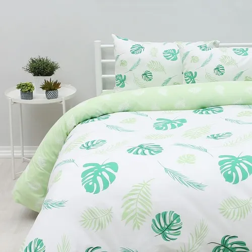 SIRMAK to Double Duvet Set - Leaves from Turkey Fast Delivery