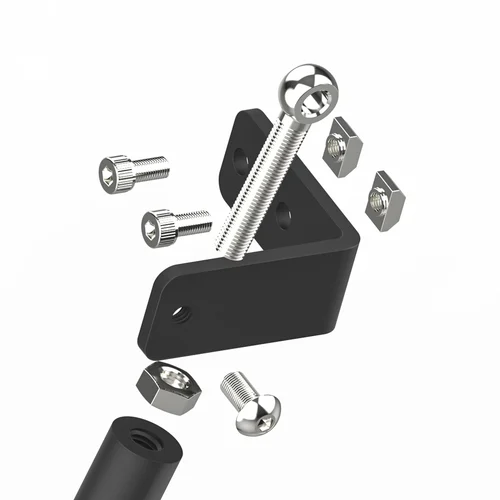 Imagen 2 del producto Piezas de impresora 3D que soporta el Kit de varilla de tracción Juego de varillas de amarre de aleación de aluminio Compatible con Creality Ender-3/Ender-3S/Ender-3Pro CR10